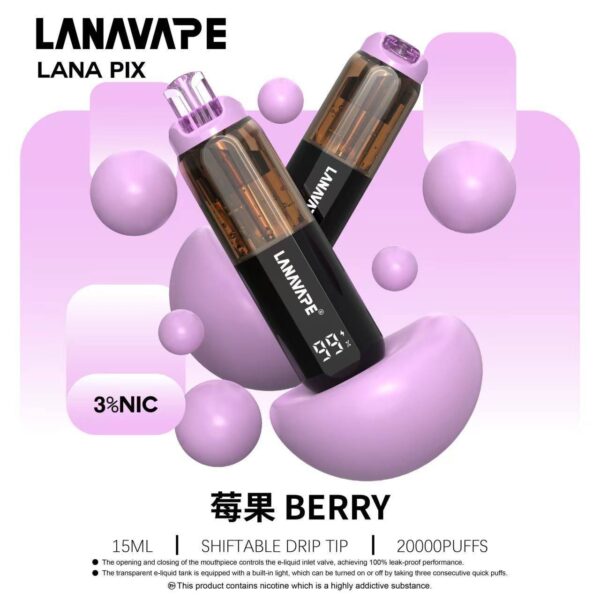 LANA PIX閃光彈🪄大容量20000口可充電🔋創新折疊式吸口(任選10隻送一隻口味請備註)