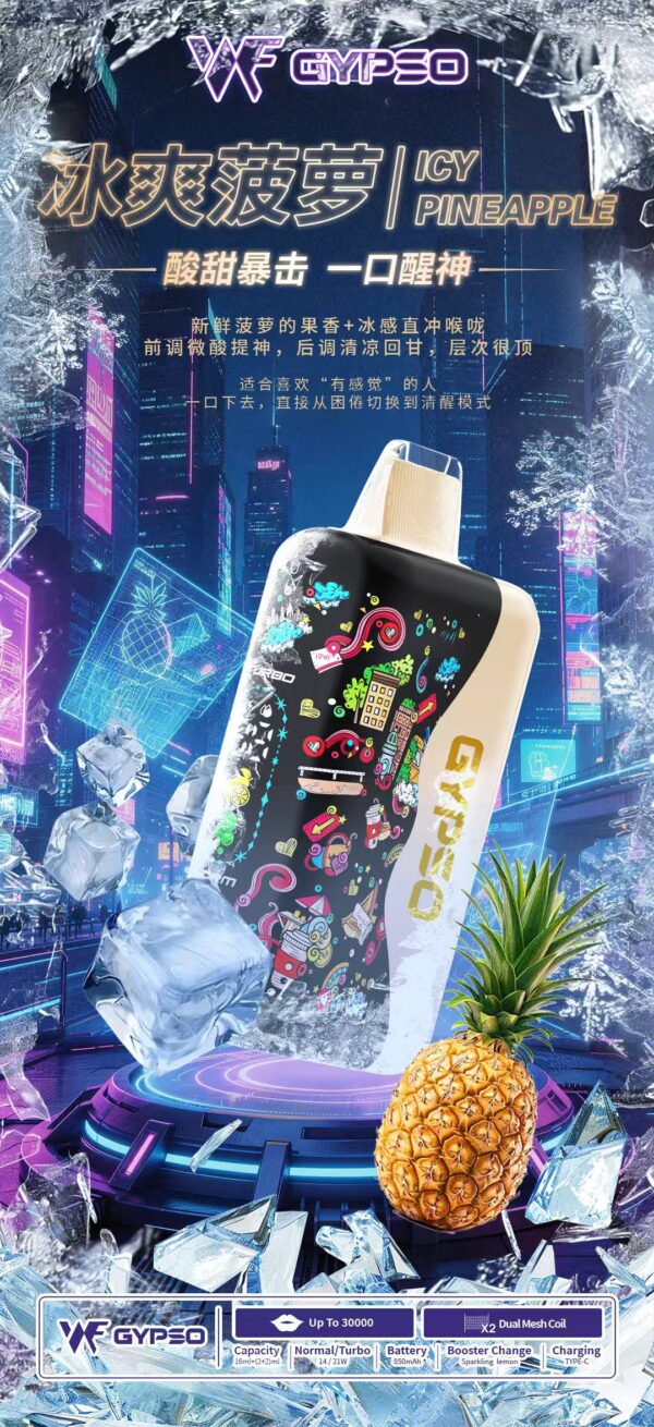 GYPSO滿天星拋棄式🪄30000口🔋王嘉爾同款bubblemon炫彩(任選10隻送一隻口味請備註)